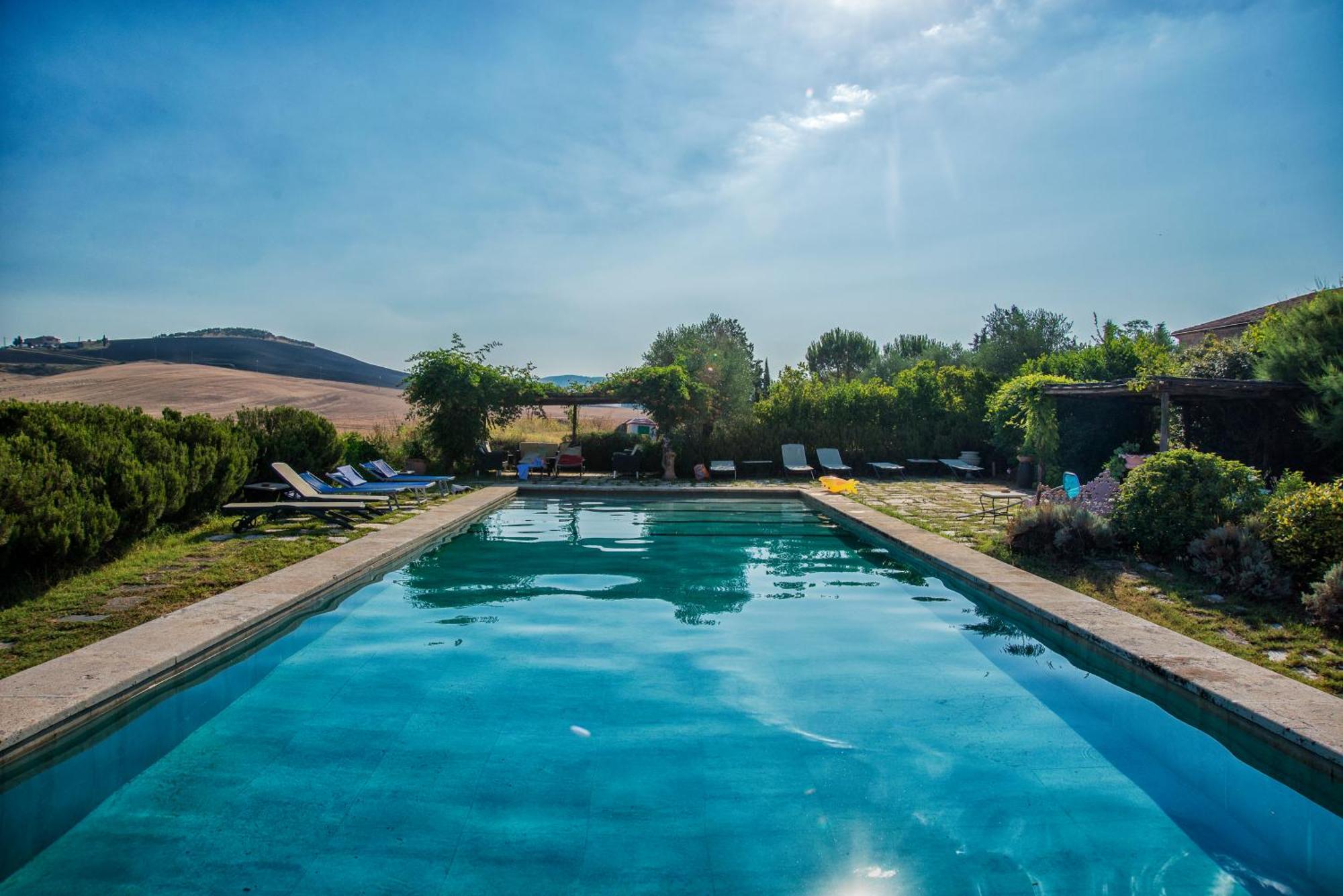 Agriturismo Le Sorbelle D'Orcia Con Piscina 피엔자 외부 사진