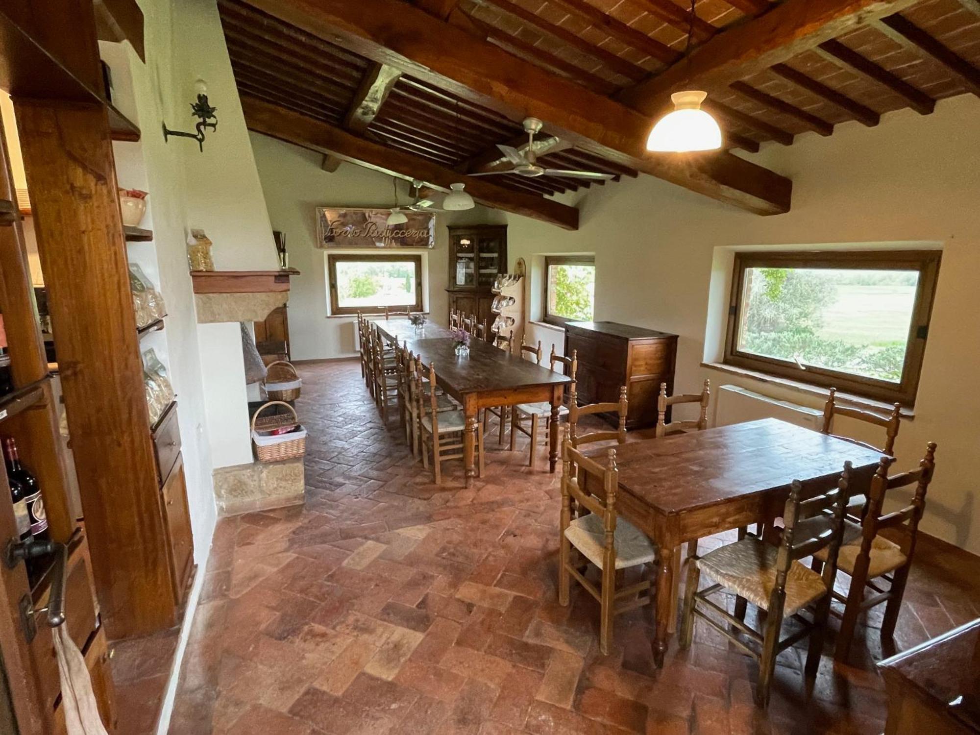 Agriturismo Le Sorbelle D'Orcia Con Piscina 피엔자 외부 사진