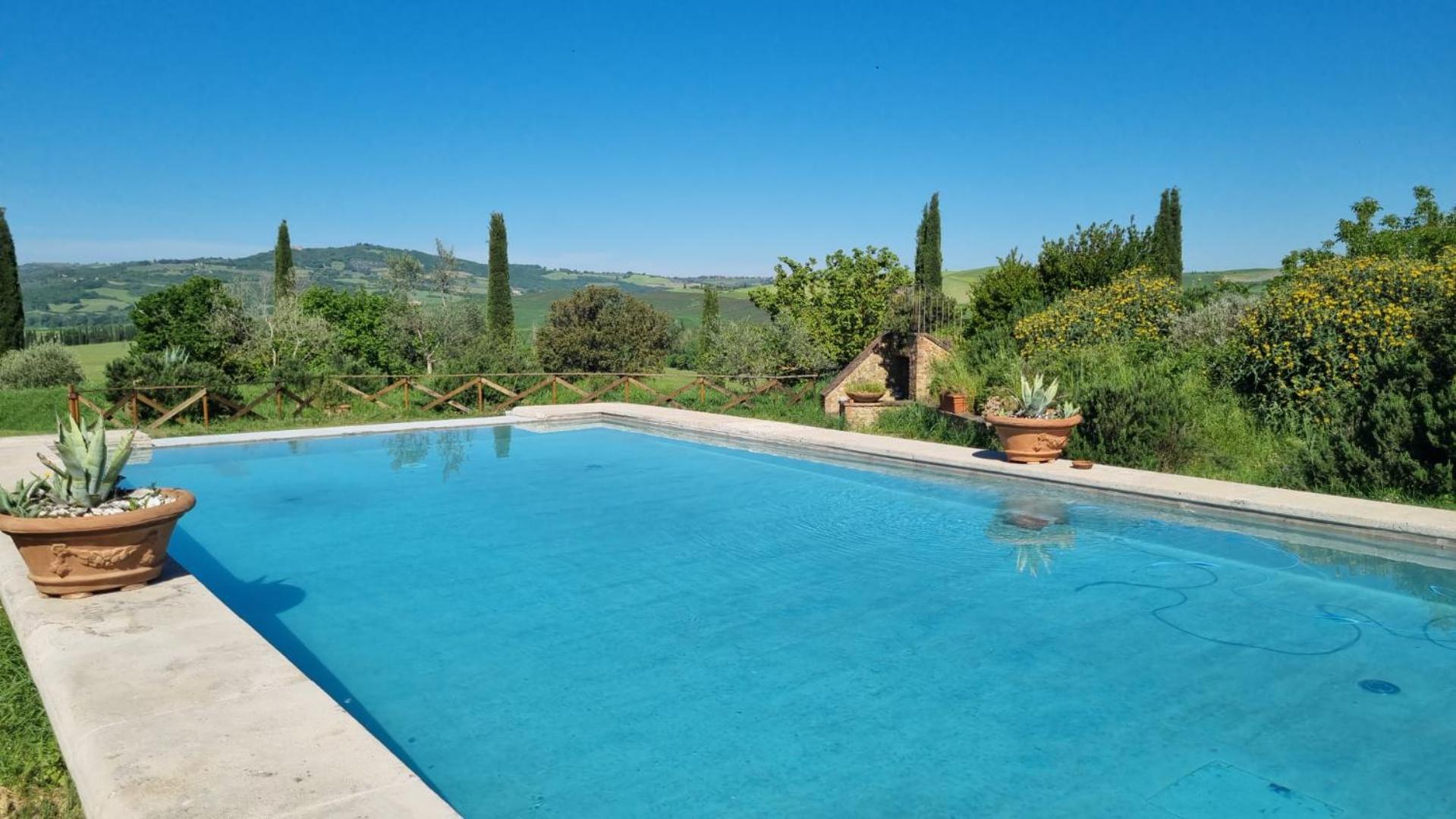 Agriturismo Le Sorbelle D'Orcia Con Piscina 피엔자 외부 사진