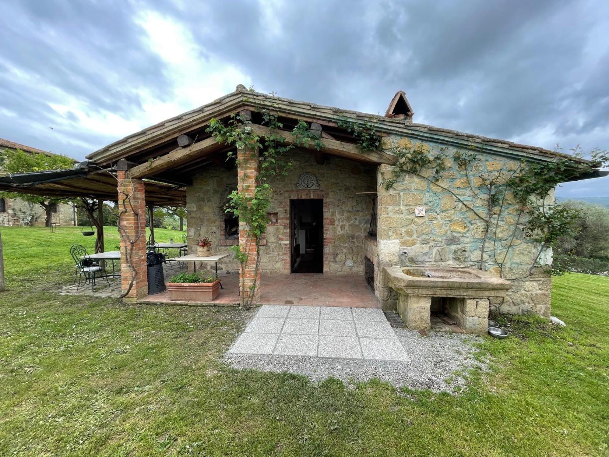 Agriturismo Le Sorbelle D'Orcia Con Piscina 피엔자 외부 사진